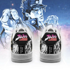 Jotaro Kujo Shoes Manga Style JoJo’s Anime Sneakers Fan Gift PT06 5