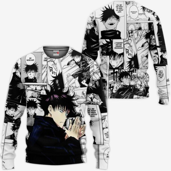 Jujutsu Kaisen Fushiguro Megumi Hoodie Anime Mix Manga Jacket Shirt 2