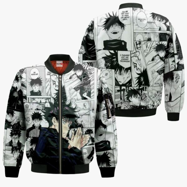 Jujutsu Kaisen Fushiguro Megumi Hoodie Anime Mix Manga Jacket Shirt 4