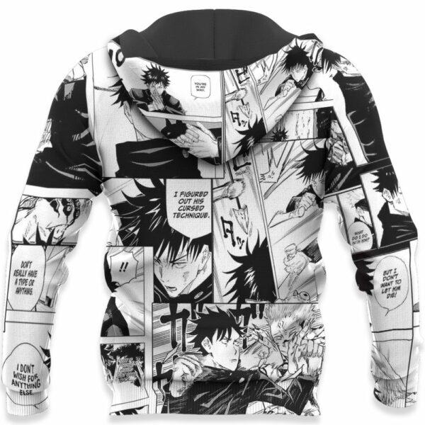 Jujutsu Kaisen Fushiguro Megumi Hoodie Anime Mix Manga Jacket Shirt 5