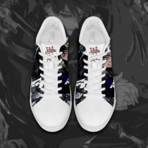 Jujutsu Kaisen Fushiguro Megumi Skate Shoes Custom Anime Sneakers 7