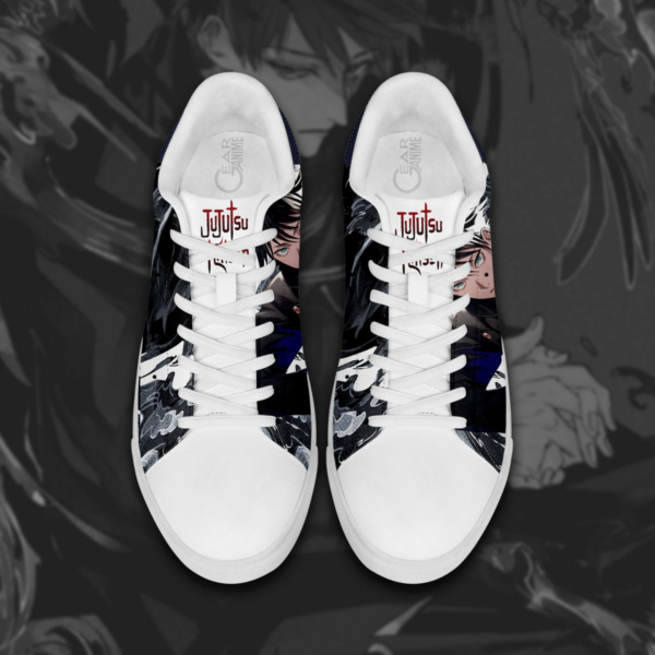 Jujutsu Kaisen Fushiguro Megumi Skate Shoes Custom Anime Sneakers 4