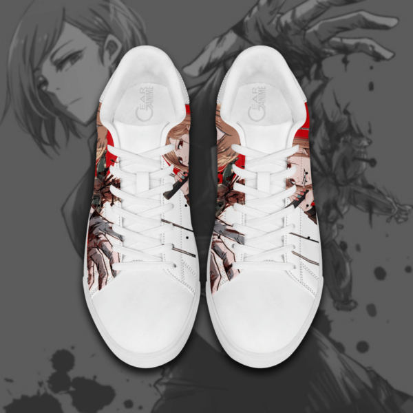 Jujutsu Kaisen Kugisaki Nobara Skate Shoes Custom Anime Sneakers 4