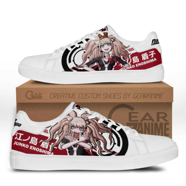 Junko Enoshima Skate Shoes Custom Anime Danganronpa Shoes 1