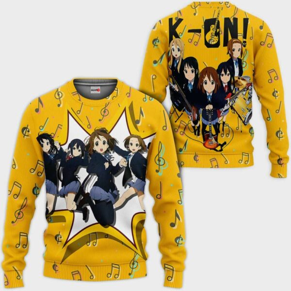 K-On Team Hoodie Custom Music Band Anime Shirts 2