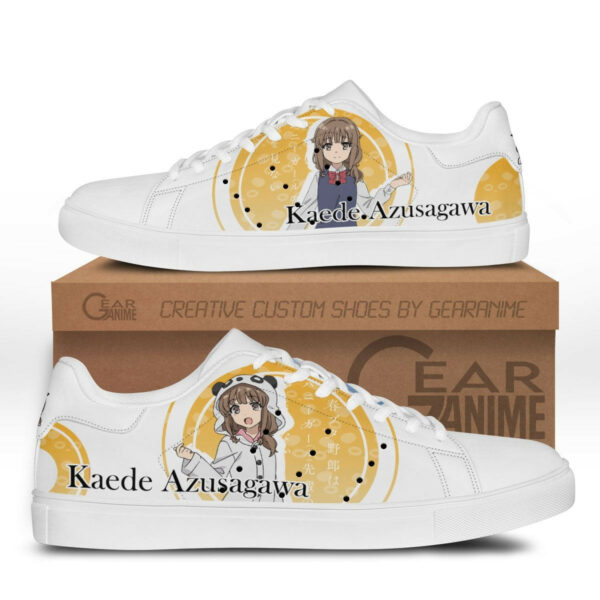 Kaede Azusagawa Skate Shoes Custom Anime Bunny Girl Senpai Shoes 1