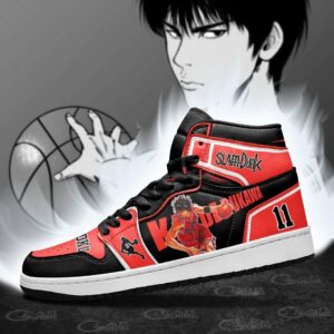 Kaede Rukawa Shoes Custom Anime Slam Dunk Sneakers 7