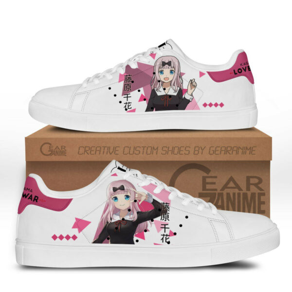 Kaguya-sama Love Is War Chika Fujiwara Skate Shoes Custom Anime Sneakers 1