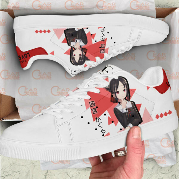 Kaguya-sama Love Is War Kaguya Shinomiya Skate Shoes Custom Anime Sneakers 2