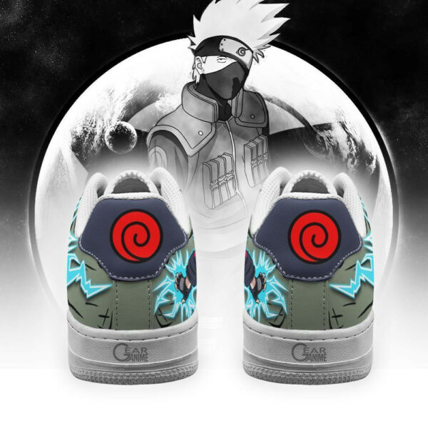 Kakashi Air Shoes Lightning Jutsu Custom Naruto Anime Sneakers 4