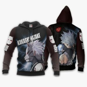 Kakashi Anbu Hoodie Naruto Custom Anime Merch Clothes 8