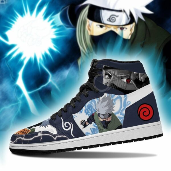 Kakashi Shoes Custom Lightning Skill Anime Sneakers Fan Gifts Idea 3
