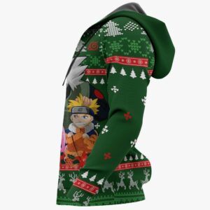 Kakashi Team 7 Ugly Christmas Sweater Custom Naruto Anime XS12 9