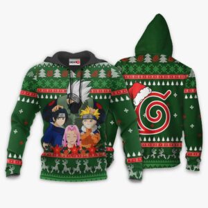 Kakashi Team 7 Ugly Christmas Sweater Custom Naruto Anime XS12 7