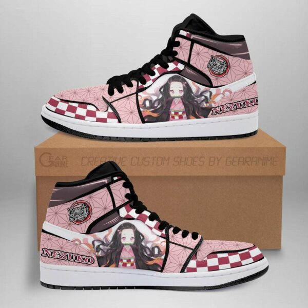 Kamado Nezuko Shoes Custom Demon Slayer Anime Sneakers 2