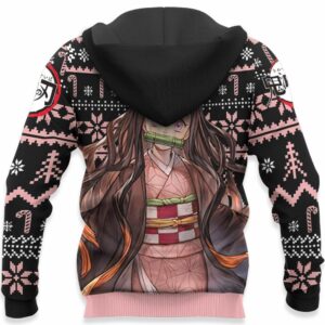 Kamado Nezuko Ugly Christmas Sweater Custom Anime Kimetsu XS12 8