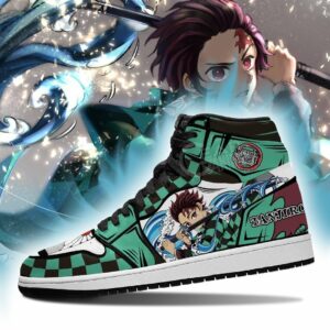 Kamado Tanjiro Shoes Water Breathing Custom Anime Demon Slayer Sneakers 5