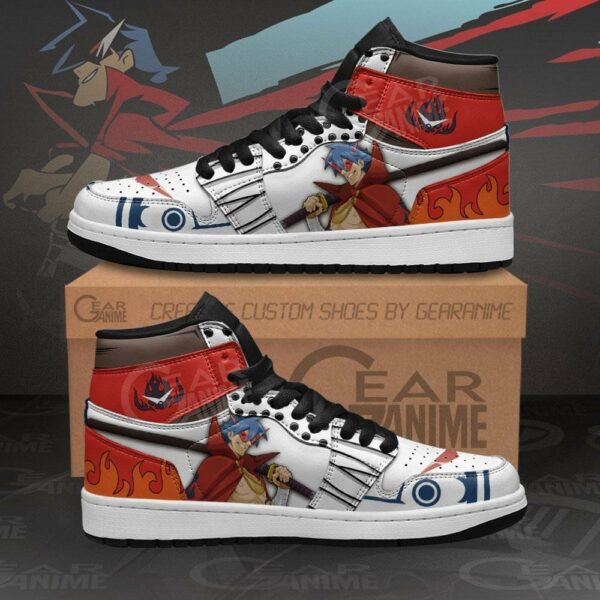 Kamina Shoes Gurren Lagann Anime Sneakers 1