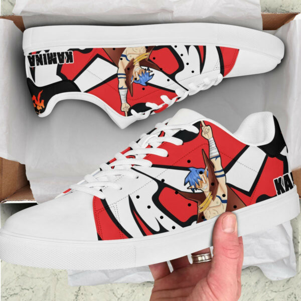 Kamina Skate Shoes Custom Anime Tengen Toppa Gurren Lagann Shoes 2