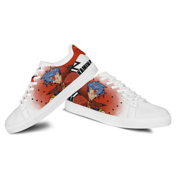 Kamina Skate Shoes Custom Tengen Toppa Gurren Lagann Anime Sneakers 3