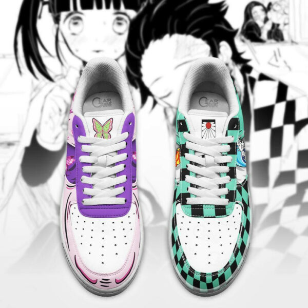 Kanao and Tanjiro Air Shoes Custom Demon Slayer Anime Sneakers 4