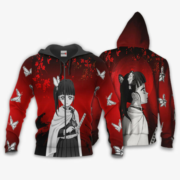 Kanao Tsuyuri Hoodie Custom Kimetsu Anime Merch Clothes Japan Art 1