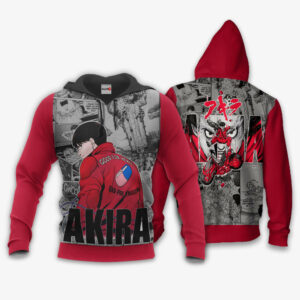 Kaneda Hoodie Custom Akira Anime Merch Clothes Manga Style 8