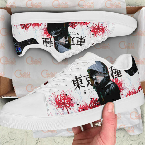 Kaneki Ken Skate Shoes Custom Anime Tokyo Ghoul Shoes 2