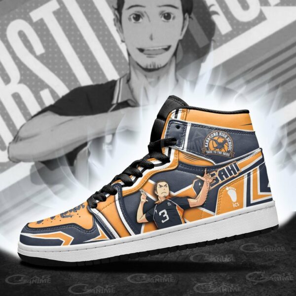 Karasuno Asahi Azumane Shoes Haikyuu Anime Sneakers 4