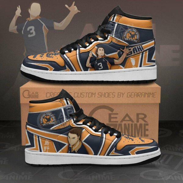 Karasuno Asahi Azumane Shoes Haikyuu Anime Sneakers 1