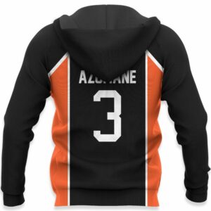 Karasuno Asahi Azumane Uniform Hoodie Num 3 Haikyuu Anime Jacket 12