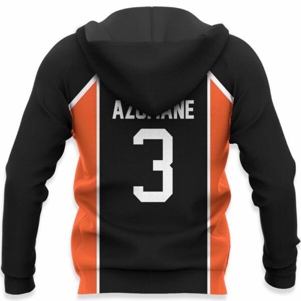 Karasuno Asahi Azumane Uniform Hoodie Num 3 Haikyuu Anime Jacket 6