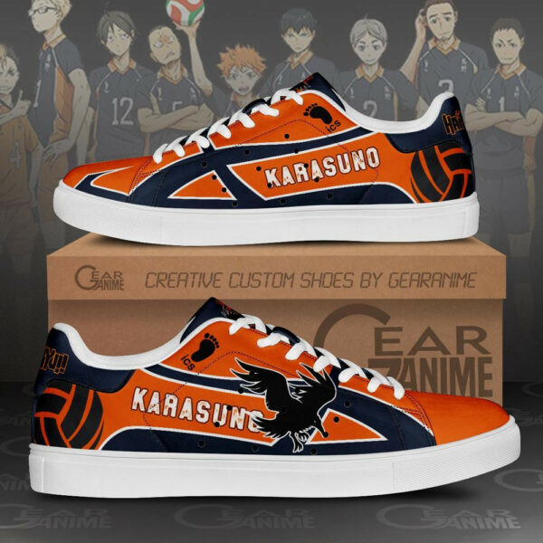 Karasuno High Skate Shoes Haikyuu Anime Custom Sneakers SK10 1