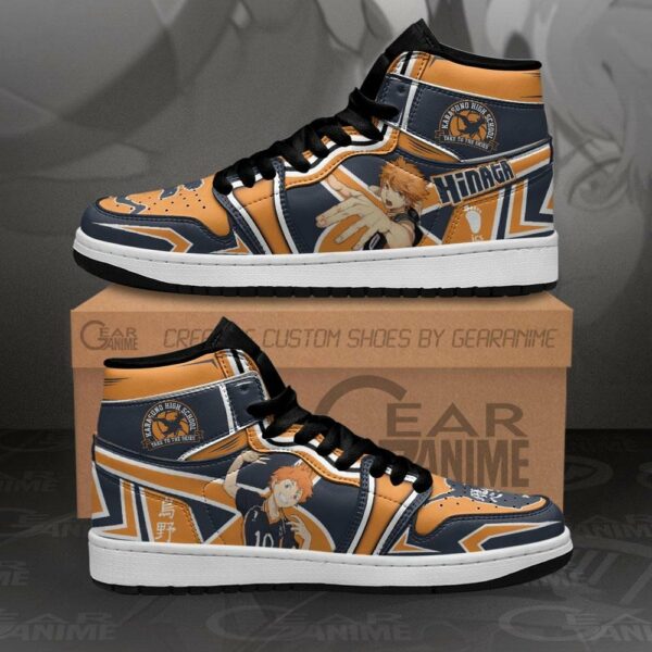 Karasuno Hinata Shoyo Shoes Haikyuu Anime Sneakers MN10 1