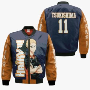 Karasuno Kei Tsukishima Hoodie Haikyuu Anime Merch Clothes 9