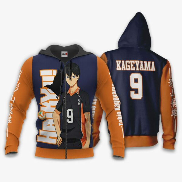 Karasuno Tobio Kageyama Hoodie Haikyuu Anime Merch Clothes 1