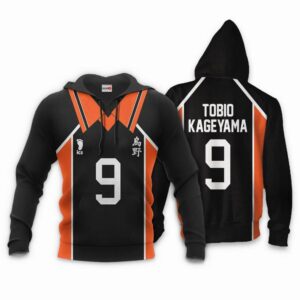 Karasuno Tobio Kageyama Uniform Hoodie Num 9 Haikyuu Anime Jacket 10