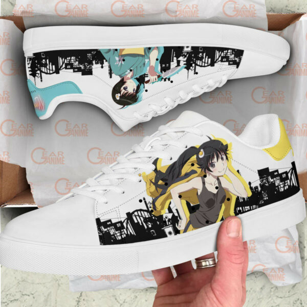 Karen Araragi And Tsukihi Araragi Skate Shoes Custom Anime Bakemonogatari Shoes 2