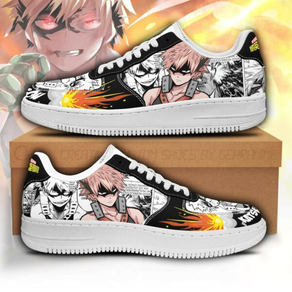 Katsuki Bakugo Shoes Custom Anime My Hero Academia Sneakers 1