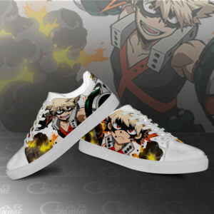 Katsuki Bakugo Skate Shoes Custom Anime My Hero Academia Shoes 7