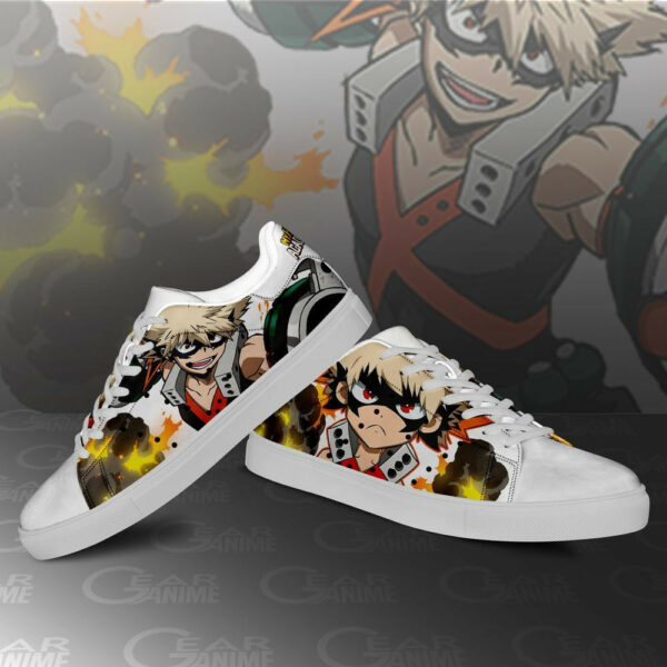 Katsuki Bakugo Skate Shoes Custom Anime My Hero Academia Shoes 4