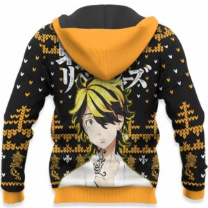 Kazutora Hanemiya Ugly Christmas Sweater Custom Anime Tokyo Revengers XS12 8