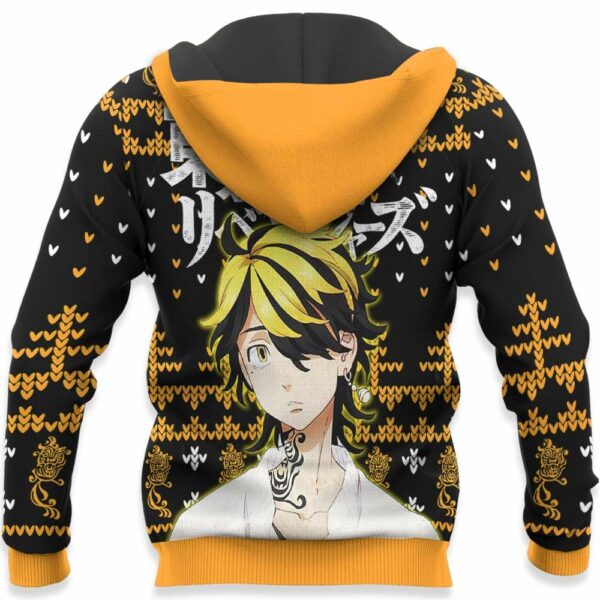 Kazutora Hanemiya Ugly Christmas Sweater Custom Anime Tokyo Revengers XS12 4