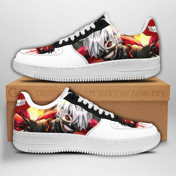Ken Kaneki Air Shoes Custom Anime Tokyo Ghoul Sneakers 1