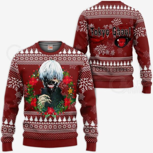 Ken Kaneki Cool Ugly Christmas Sweater Tokyo Ghoul Gift Idea 1