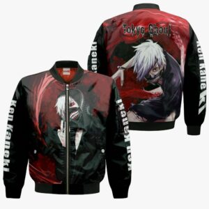 Ken Kaneki Hoodie Shirt Tokyo Ghoul Anime Zip Jacket 9