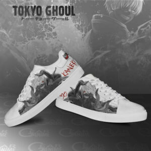 Ken Kaneki Skate Shoes Tokyo Ghoul Custom Anime Sneakers SK11 6