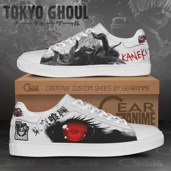 Ken Kaneki Skate Shoes Tokyo Ghoul Custom Anime Sneakers SK11 1