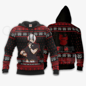 Ken Kaneki Ugly Christmas Sweater Tokyo Ghoul Xmas Gift Idea 7