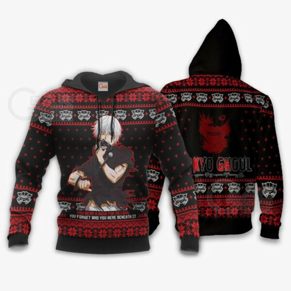 Ken Kaneki Ugly Christmas Sweater Tokyo Ghoul Xmas Gift Idea 3